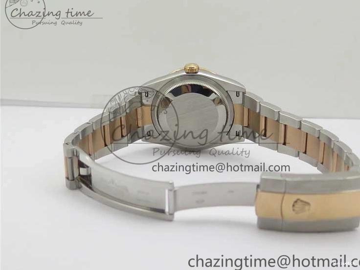 RG BP Best Dial Maker Edition 1:1 Gray Oyster on DateJust SS Roman Bracelet 126201 36 0224